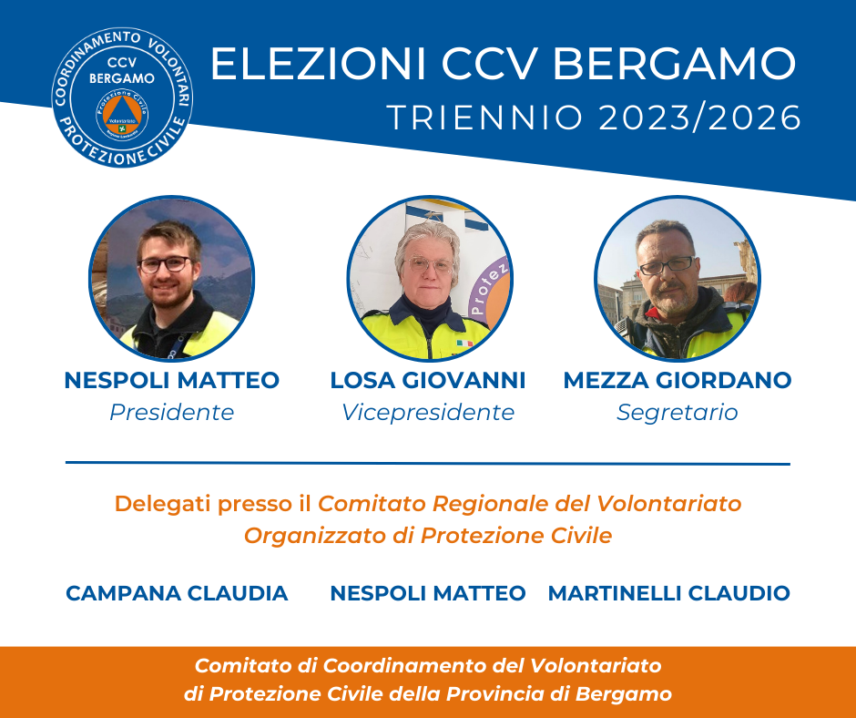 Elezioni CCV 2023 – Eletti Presidente, Vice e Segretario
